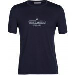 Icebreaker Mens Merino Tech Lite II SS T-Shirt Grown Down South, Midnight Navy – Hledejceny.cz