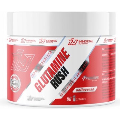 Immortal Glutamine Rush 300 g – Zboží Dáma