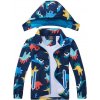 Dětská bunda Kugo chlapecká bunda Dinosaurus tmavě modrá