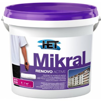 Het Mikral Silikon bílá/ báze A 20 kg – Sleviste.cz