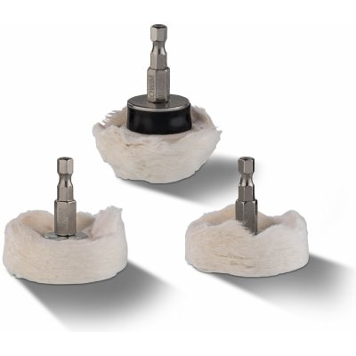 PARKSIDE Příslušenství k leštičce, Ø 6,3 mm (sada na leštění, 3dílná) – Sleviste.cz