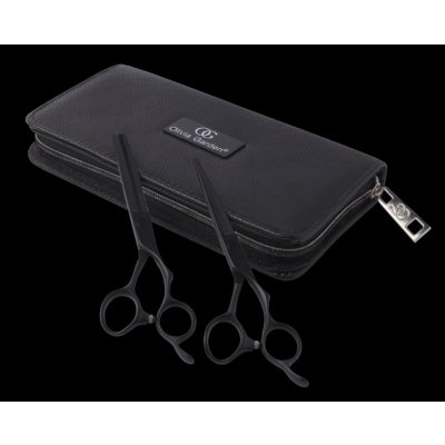 Olivia Garden Shear Black Label Set pro praváky 5,00+6,35 – Zbozi.Blesk.cz