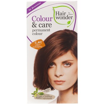 Hairwonder přírodní dlouhotrvající barva BIO měděný Mahagon 6.45