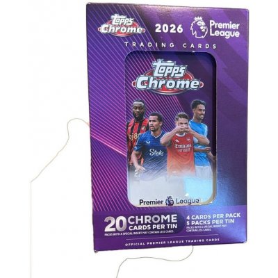 Topps Chrome Premier League 2026 – Tin – Hledejceny.cz