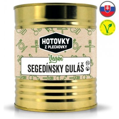 Hotovky z plechovky Vegan segedínský guláš 0,8 kg – Zboží Mobilmania