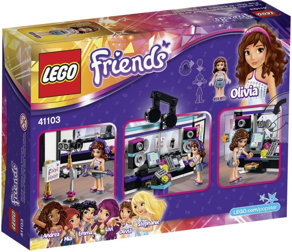 LEGO® Friends 41103 Nahrávací studio pro popové hvězdy