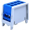 Svorkovnice Tracon electric Rozvodná odbočná svorka modrá 2×16mm2 / 2×16mm2