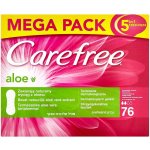 Carefree Aloe slipové vložky 76 ks – Zbozi.Blesk.cz