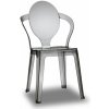 Jídelní židle Scab Design Spoon transparentní kouřová 2332
