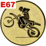 Emblém E67 MOTOKROS umístění na sportovní pohár nebo medaili 25 mm – Hledejceny.cz