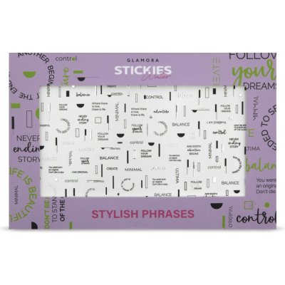 Glamora Vodolepka 27 STYLISH PHRASES SILVER – Hledejceny.cz