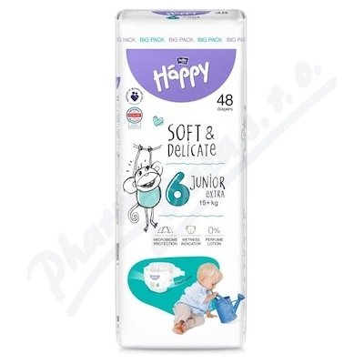 Happy Soft&Delicate 6 15+kg 48 ks – Hledejceny.cz
