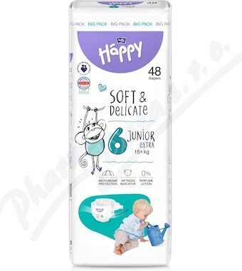 Happy Soft&Delicate 6 15+kg 48 ks