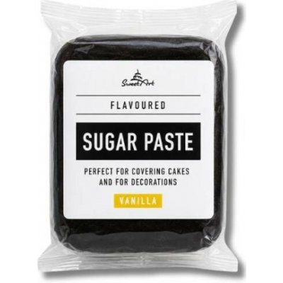 Fondán na dort SweetArt Black vanilkový 250 g – Hledejceny.cz