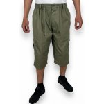 Pánské plátěné 3/4 kalhoty NESS Olivová – Sleviste.cz