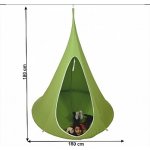 Kondela KLORIN NEW BIG SIZE CACOON HAMMOCK zelená – Sleviste.cz