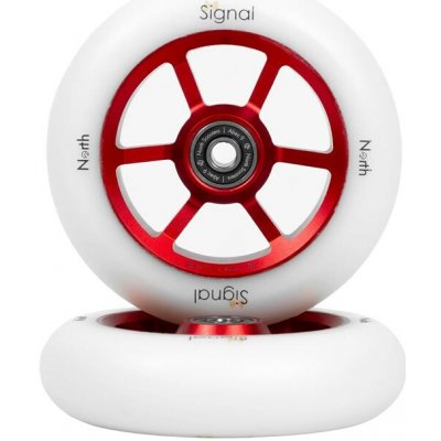 North kolečko Signal Pro Scooter Wheels 115mm Red White RED WHITE 2 ks – Zbozi.Blesk.cz