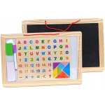 Teddies Magnetická tabulka kreslící s doplňky plast 32x24cm – Hledejceny.cz