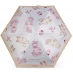 Dětský skládací mini deštník kočka s rukojetí tlapka béžová světlá – Zboží Dáma