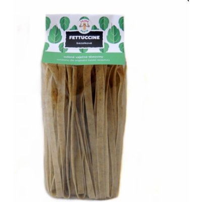 Fajnapasta Fettuccine bazalkové 250 g – Zbozi.Blesk.cz