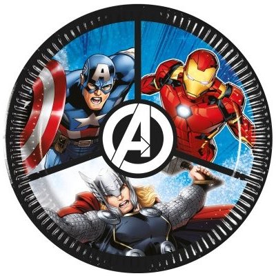Procos Talíře papírové EKO Avengers evergreen 20cm – Sleviste.cz