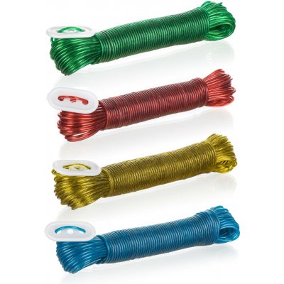 BRILANZ šňůra 20m PH potah, lanko (ocel), mix barev – Zboží Dáma