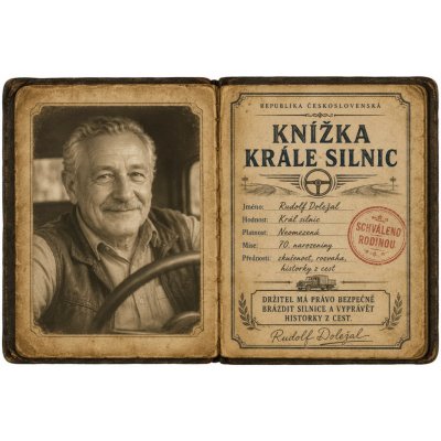 Bezvadary.cz | Retro knížka krále silnic s vlastní fotografiíA4 30x21cm rp13 – Hledejceny.cz