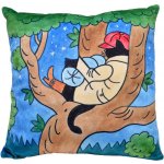 Moravská ústředna Polštář Kocour Mikeš na stromě PLYŠ 30x30 – Zboží Dáma