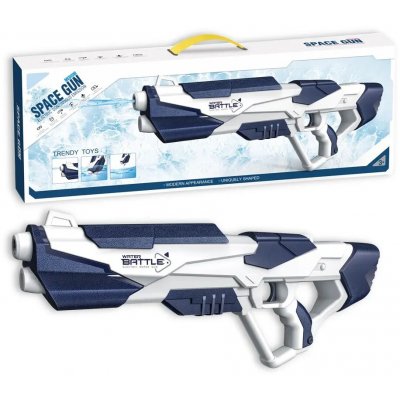 BATTLE Vesmírná elektrická vodní pistole Medium, velký zásobník, modrá – Zboží Dáma