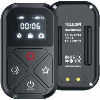 Telesin T10 Bluetooth dálkový ovladač na GoPro Hero 9 / 8 GP-RMT-T10 – Zboží Živě