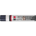 Marabu Kontura na textil a hedvábí černá 25 ml – Hledejceny.cz