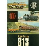 Plechová retro cedule / plakát - Tatra 813 II Provedení:: Plechová cedule A5 cca 20 x 15 cm