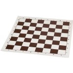 CNChess Koženková šachovnice hnědá 36 cm