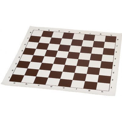 CNChess Koženková šachovnice hnědá 36 cm – Zboží Živě
