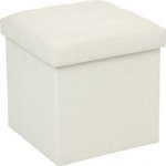 Atmosphera taburet s úložným prostorem 38x38x38 cm béžový – Zboží Dáma