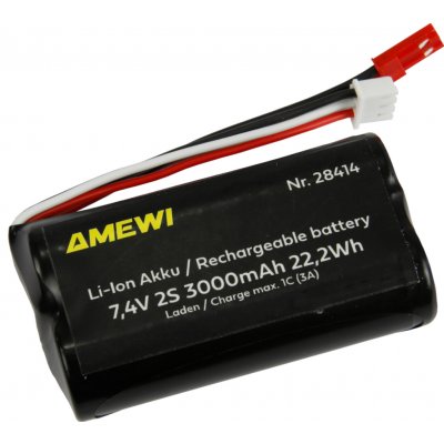 Amewi Trade GmbH Li-Ion baterie 2S 7,4V 3000mAh JST/BEC – Hledejceny.cz