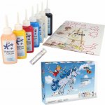 KREUL Sada Barva na sklo Window Color třpytivá fantazie Glitter Fantasy Hobby Line 95371 – Zboží Dáma