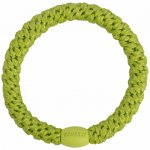 KKNEKKI Gumička do vlasů Kknekki Lime Zest Glitter, zelená barva, textil – Zboží Dáma
