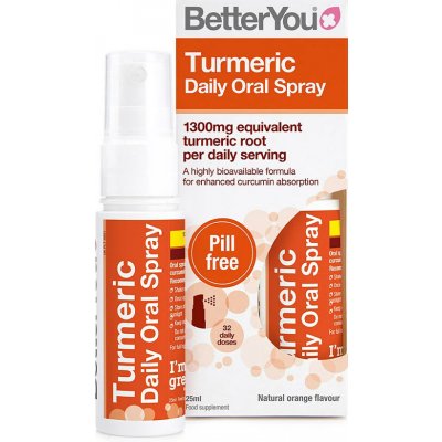 BetterYou Kurkuma ústní sprej 25 ml – Hledejceny.cz