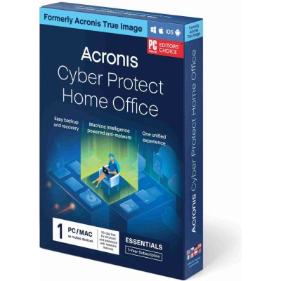 Acronis True Image Essentials Subscription 1 Computer 1 year subscription ESD HOEASHLOS – Zbozi.Blesk.cz