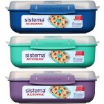 Sistema Box do mikrovlnky Rectangle Microwave 1,25l fialová – Zboží Dáma