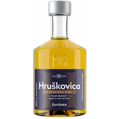 Žufánek Hruškovica z Dubového Sudu 40% 0,1 l (holá láhev) – Zbozi.Blesk.cz