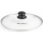 FLORINA Skleněná poklice s plastovým úchytem 24cm – Zboží Dáma