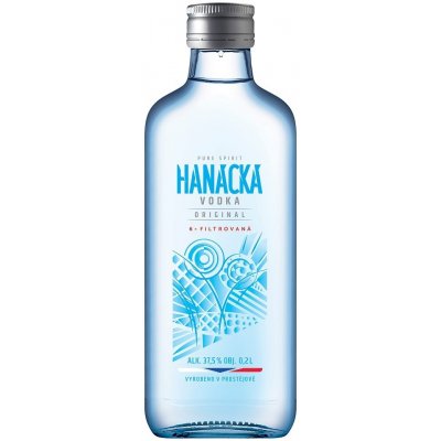 Hanácká Vodka 37,5% 0,2 l (holá láhev) – Zboží Mobilmania