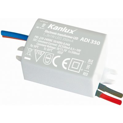 Kanlux, ADI 350 1-3W Elektronický transformátor pro napájení LED svítidel, 01440 – Zboží Mobilmania