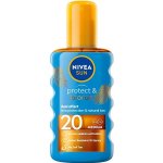 Nivea Sun Protect & Bronze olej na opalování spray podporující zhnědnutí SPF20 200 ml – Zbozi.Blesk.cz