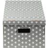 Úložný box Compactor úložný box Stars 52 x 20 x 27 cm šedá