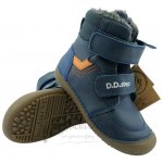 D.D.step Barefoot zimní obuv W063-52804A Royal Blue – Sleviste.cz