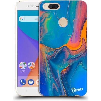 Pouzdro Picasee silikonové Xiaomi Mi A1 Global - Rainbow čiré