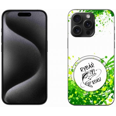 mmCase na iPhone 15 Pro Max - rybář roku bílé pozadí – Zboží Mobilmania